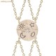 Wholesale 4 Piece Best Friends Friendship Necklace Wholesale 4 Piece Best Friends Friendship Necklace